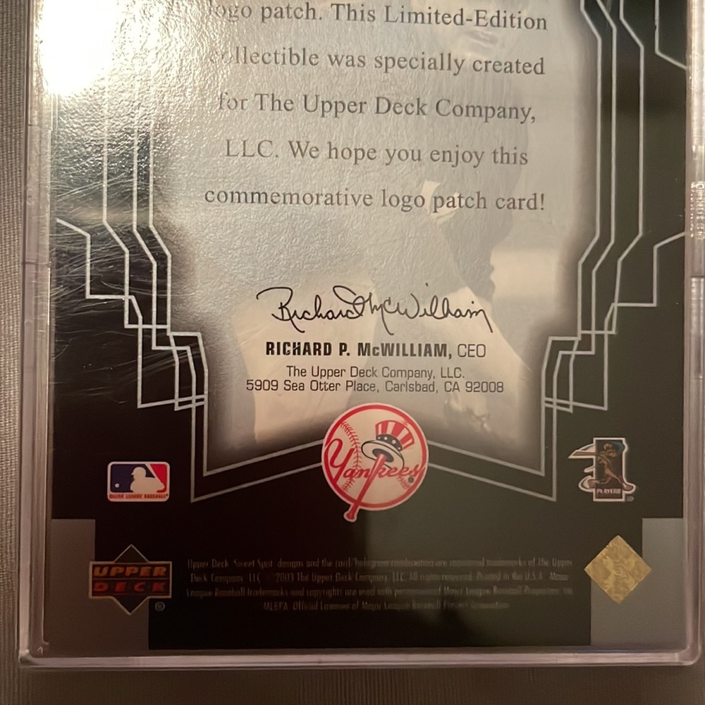 Roger Clemens Autograph baseball ⚾️ patch baseball card - Picture 9 of 9